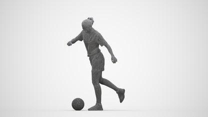 realistic 3D people woman sport, render-ready for V-Ray and Corona, FBX OBJ, wireframe back view