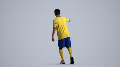 realistic 3D people man sport, render-ready for V-Ray and Corona, FBX OBJ, front view render