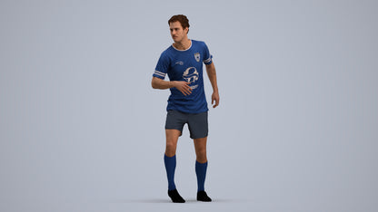 realistic 3D people man sport, render-ready for V-Ray and Corona, FBX OBJ, standing pose render