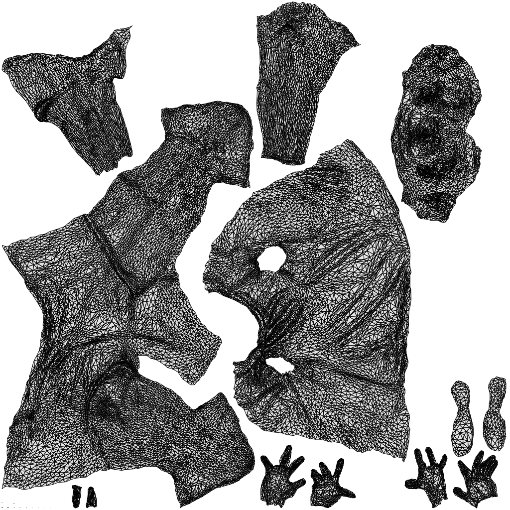 scanned 3D man sport, photogrammetry people for Enscape and V-Ray, wireframe three-quarter back view