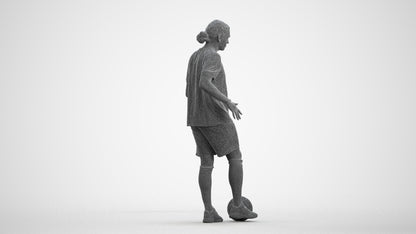 photogrammetry 3D man sport, realistic human model archviz FBX, wireframe front view