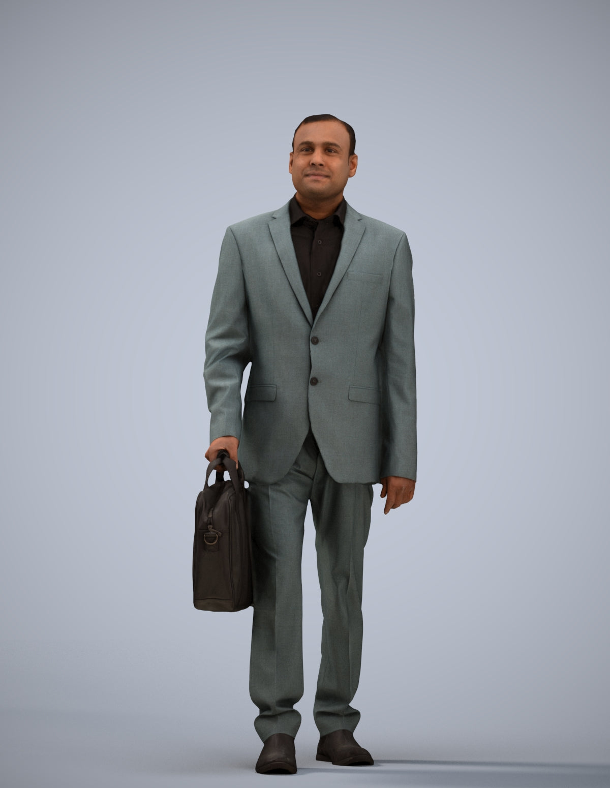 realistic 3D human man business, archviz people FBX OBJ for Blender