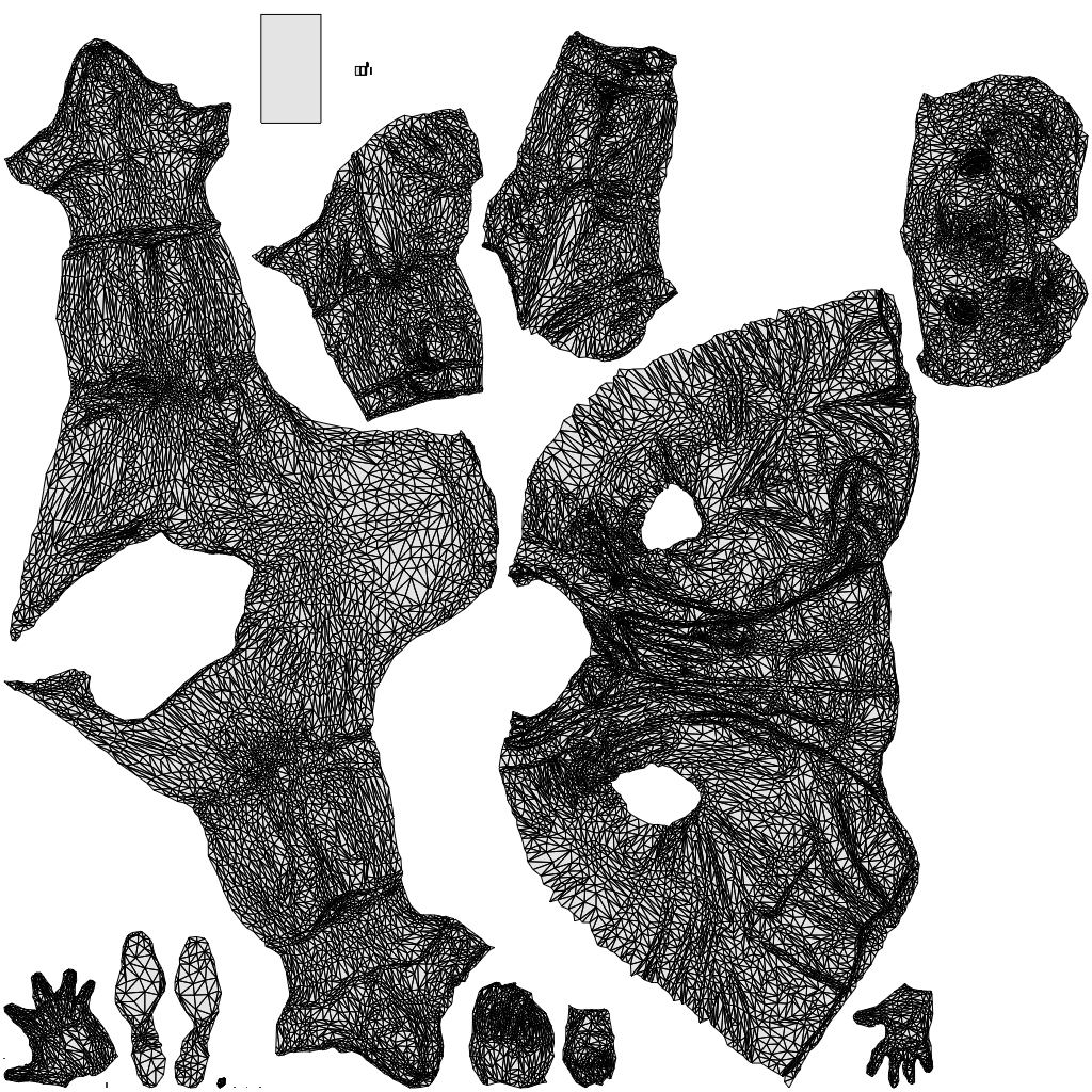 photogrammetry 3D man business, realistic human model archviz FBX, wireframe top-down view