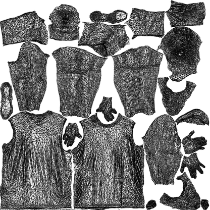 photogrammetry 3D man sport, realistic human model archviz FBX, wireframe top-down view
