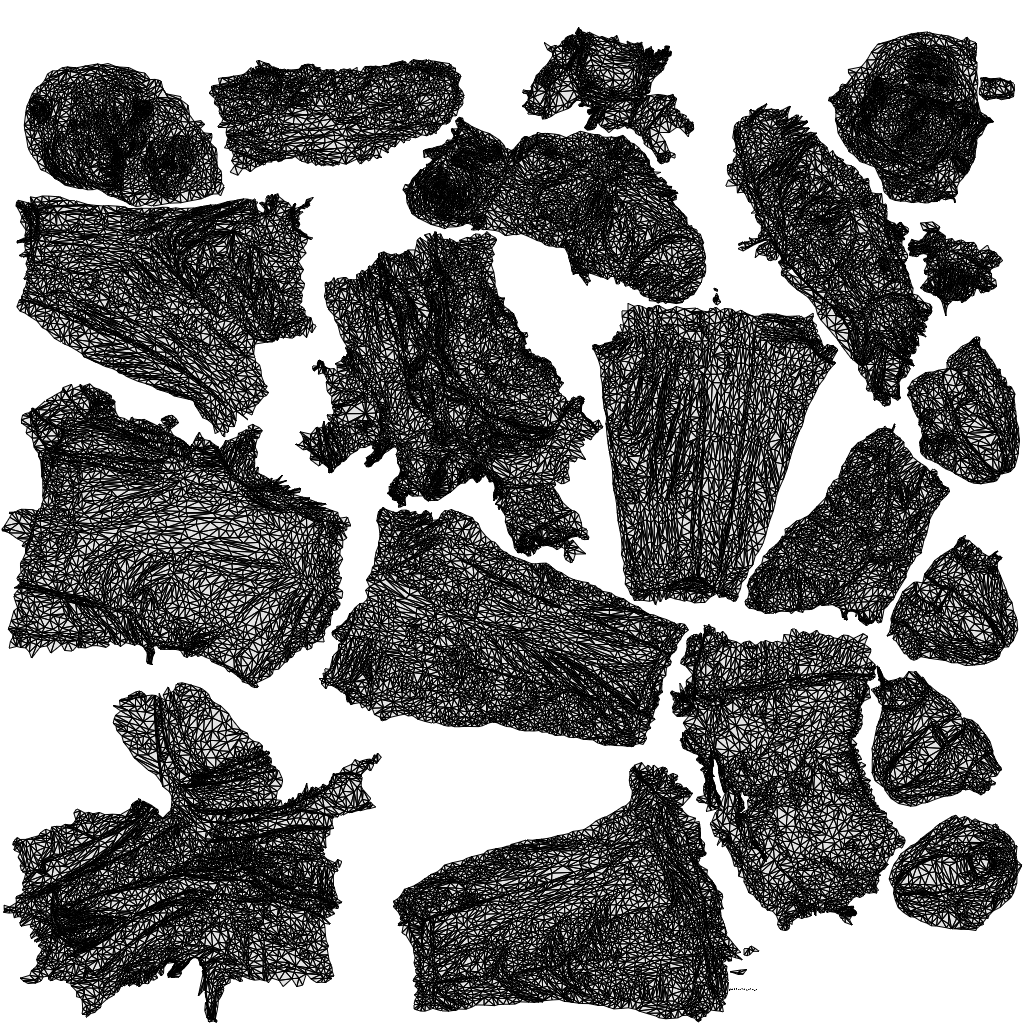 scanned 3D woman business, photogrammetry people for Enscape and V-Ray, wireframe top-down view