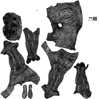 realistic 3D man casual cycling, scanned archviz people for Blender and 3ds Max, wireframe top-down view