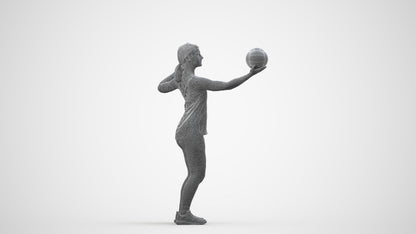 photogrammetry 3D girl sport, realistic human model archviz FBX, wireframe side view