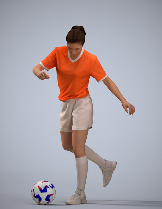 realistic 3D people woman sport, render-ready for V-Ray and Corona, FBX OBJ