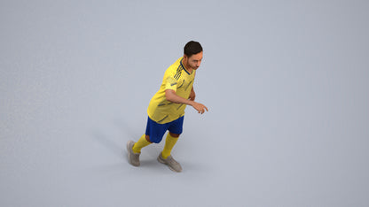 realistic 3D people man sport, render-ready for V-Ray and Corona, FBX OBJ, back view render