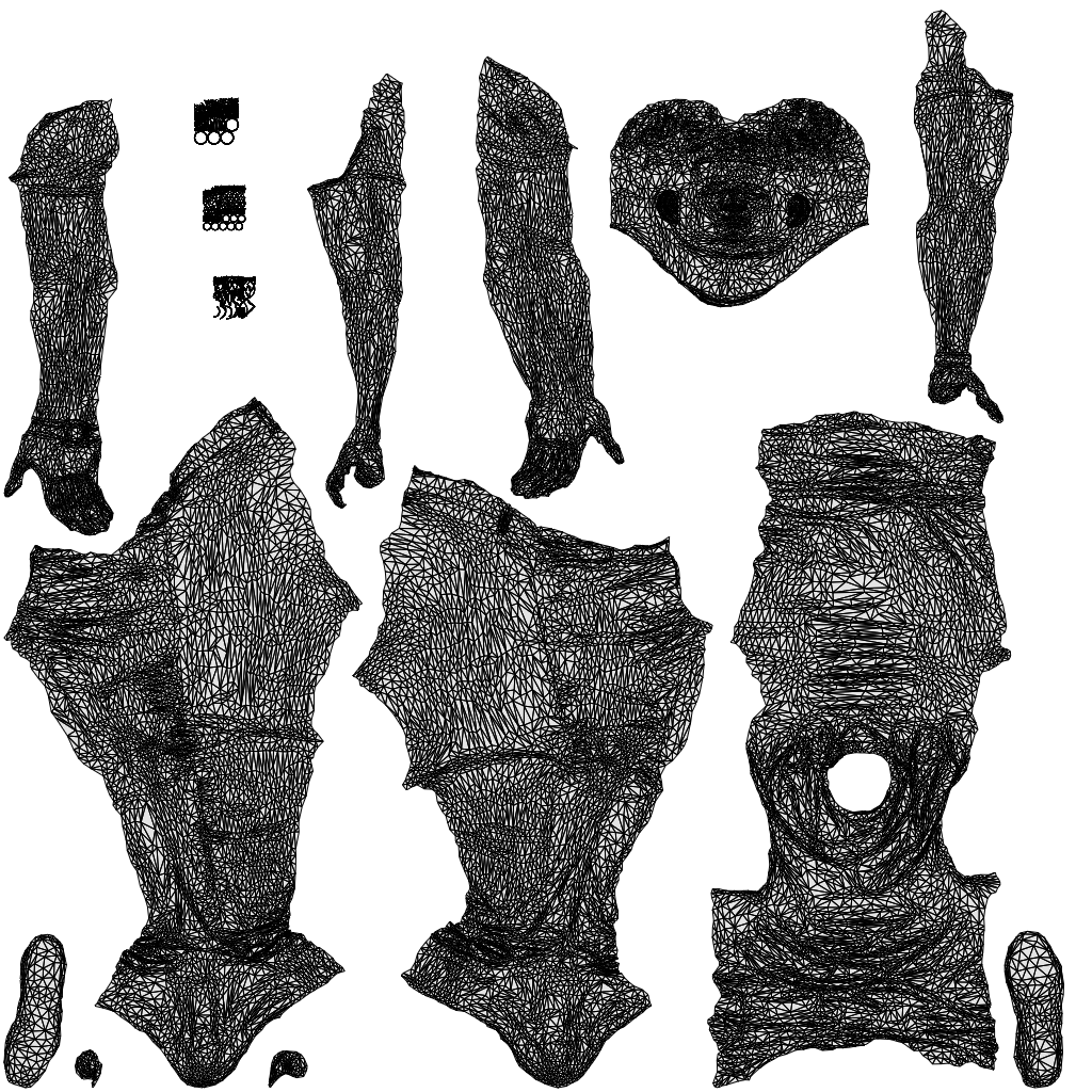 scanned 3D man casual cycling, photogrammetry people for Enscape and V-Ray, wireframe top-down view