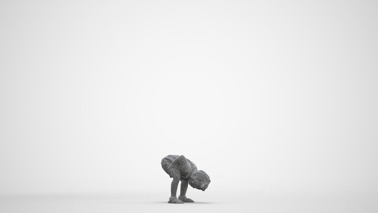 photogrammetry 3D boy casual kids, realistic human model archviz FBX, three-quarter front view render