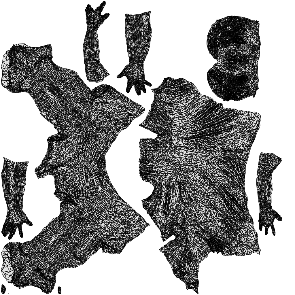 photogrammetry 3D man sport, realistic human model archviz FBX, wireframe top-down view