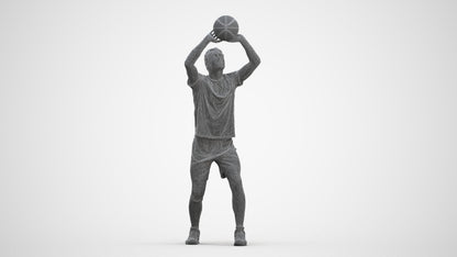 scanned 3D man sport, photogrammetry people for Enscape and V-Ray, three-quarter front view render