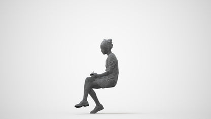 photogrammetry 3D woman business, realistic human model archviz FBX, square thumbnail
