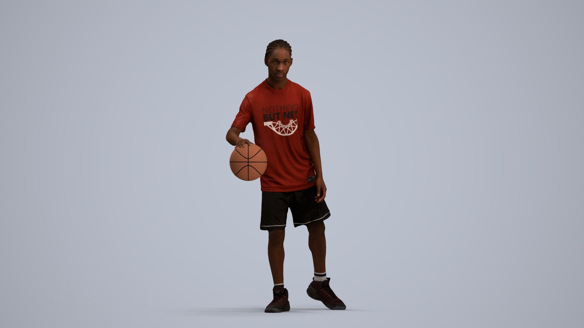 realistic 3D people boy sport kids, render-ready for V-Ray and Corona, FBX OBJ, standing pose render