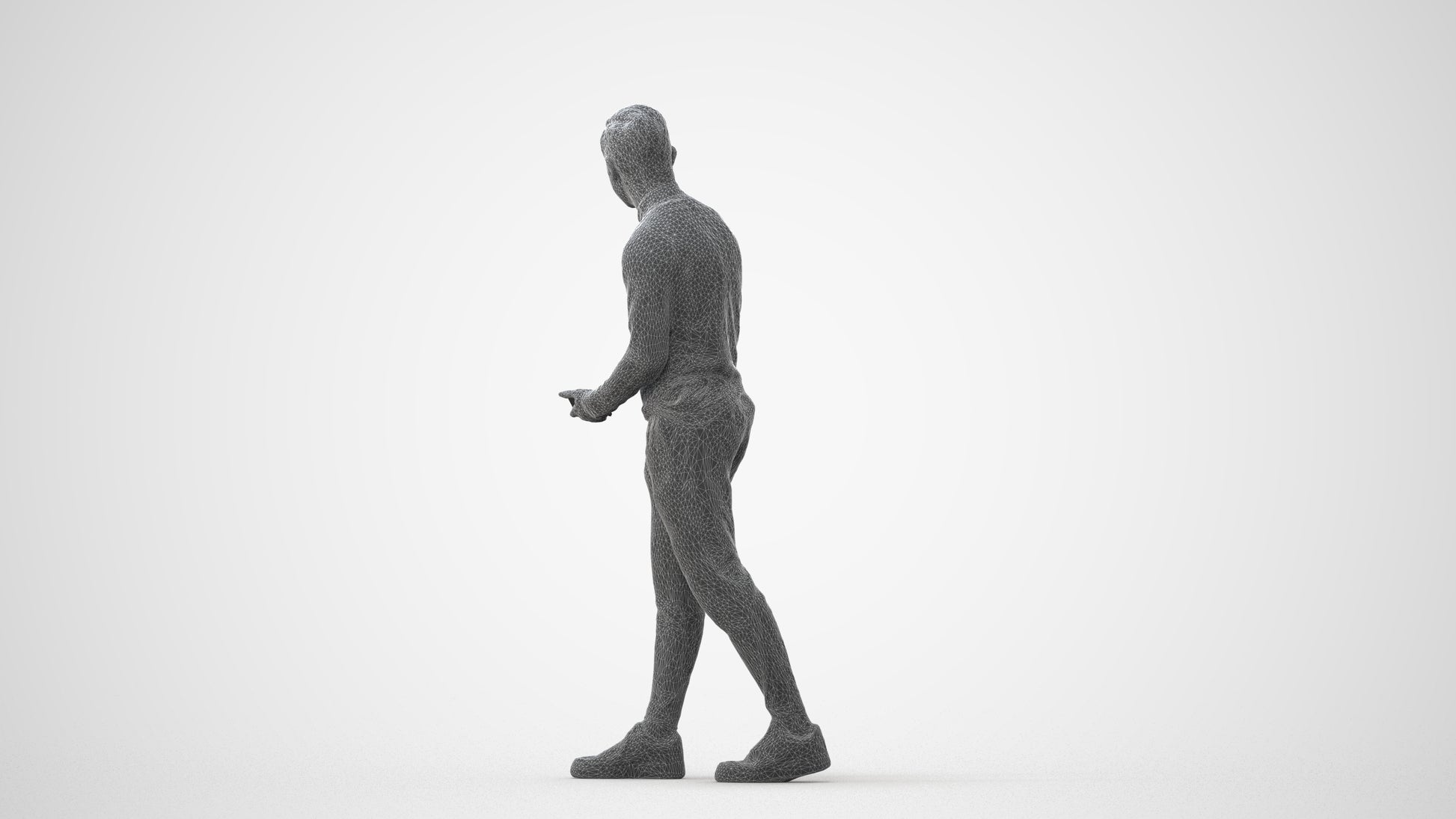 realistic 3D boy casual kids, scanned archviz people for Blender and 3ds Max, square thumbnail
