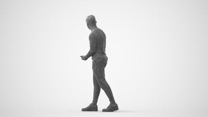 realistic 3D boy casual kids, scanned archviz people for Blender and 3ds Max, square thumbnail