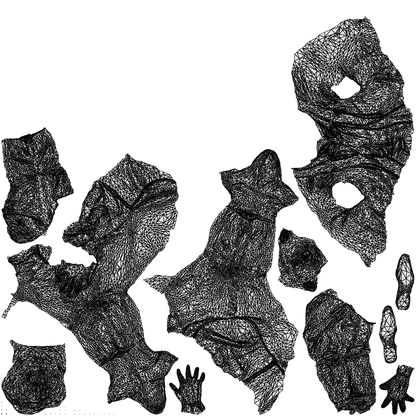 3D human model man business, photogrammetry scanned person for archviz, wireframe top-down view