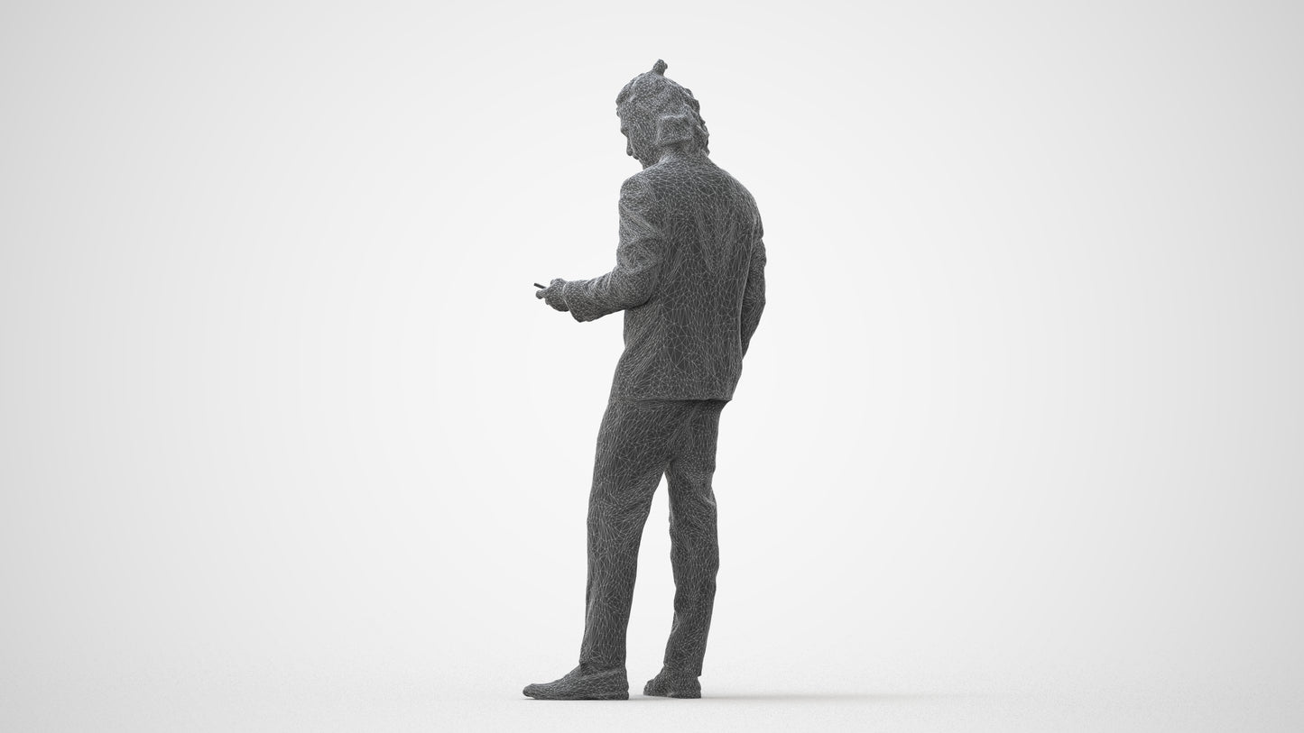 3D people model man formal formalaffairs, scanned human for 3ds Max rendering, square thumbnail