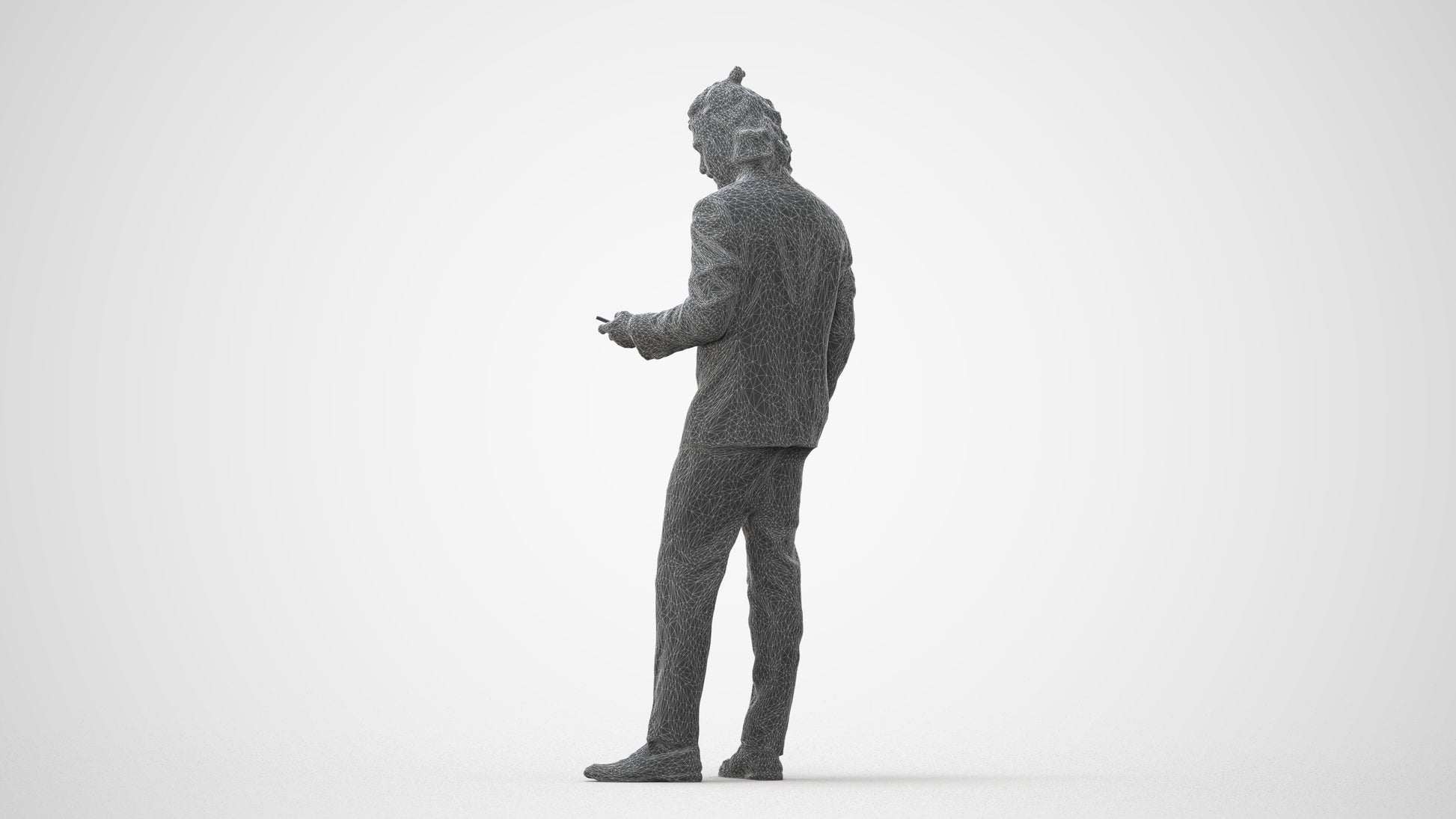3D people model man formal formalaffairs, scanned human for 3ds Max rendering, square thumbnail
