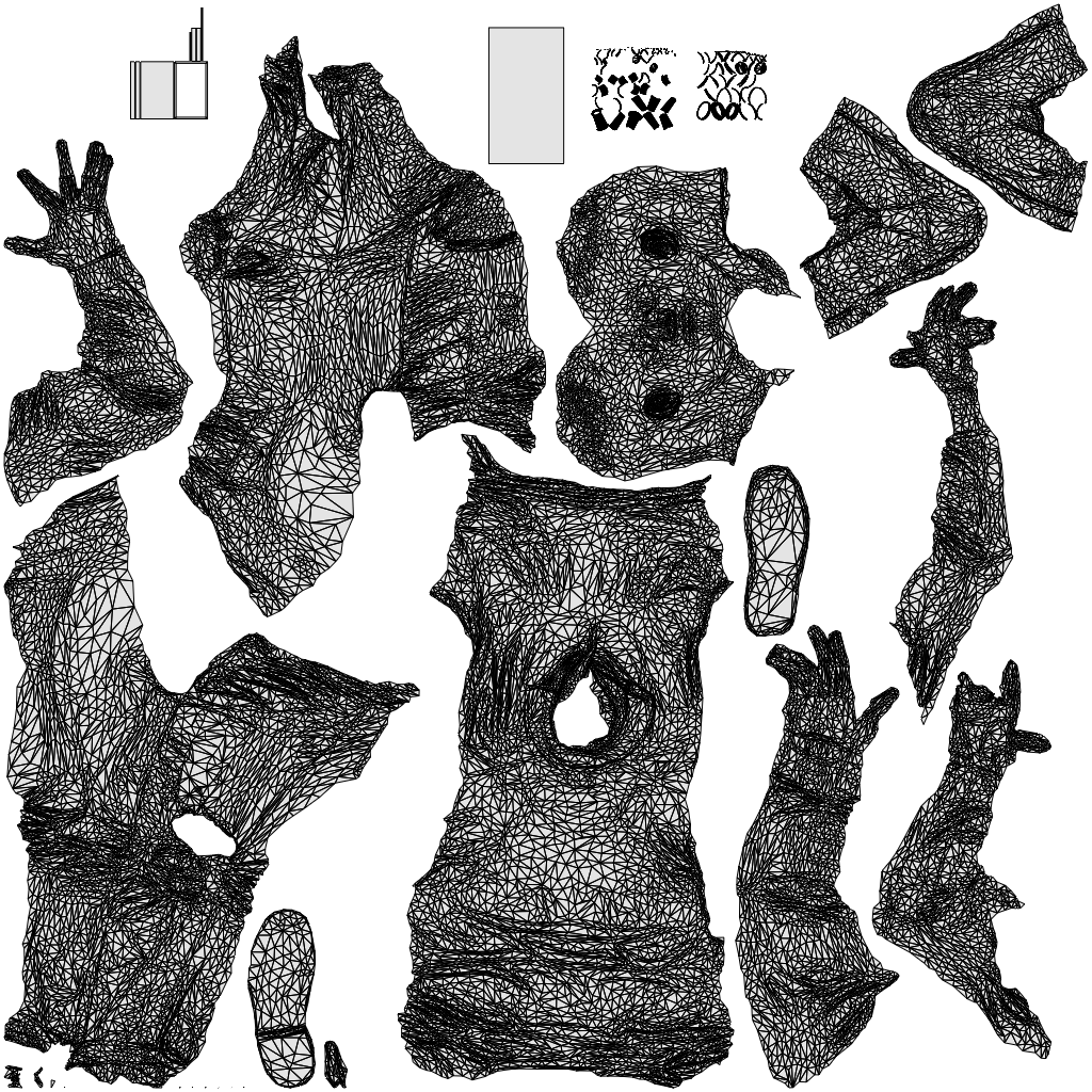 realistic 3D man casual sitting, scanned archviz people for Blender and 3ds Max, wireframe top-down view