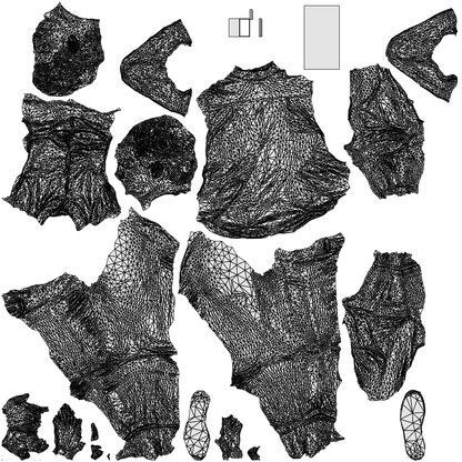 photogrammetry 3D man casual sitting, realistic human model archviz FBX, wireframe top-down view