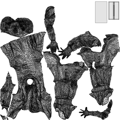 photogrammetry 3D man business, realistic human model archviz FBX, wireframe top-down view