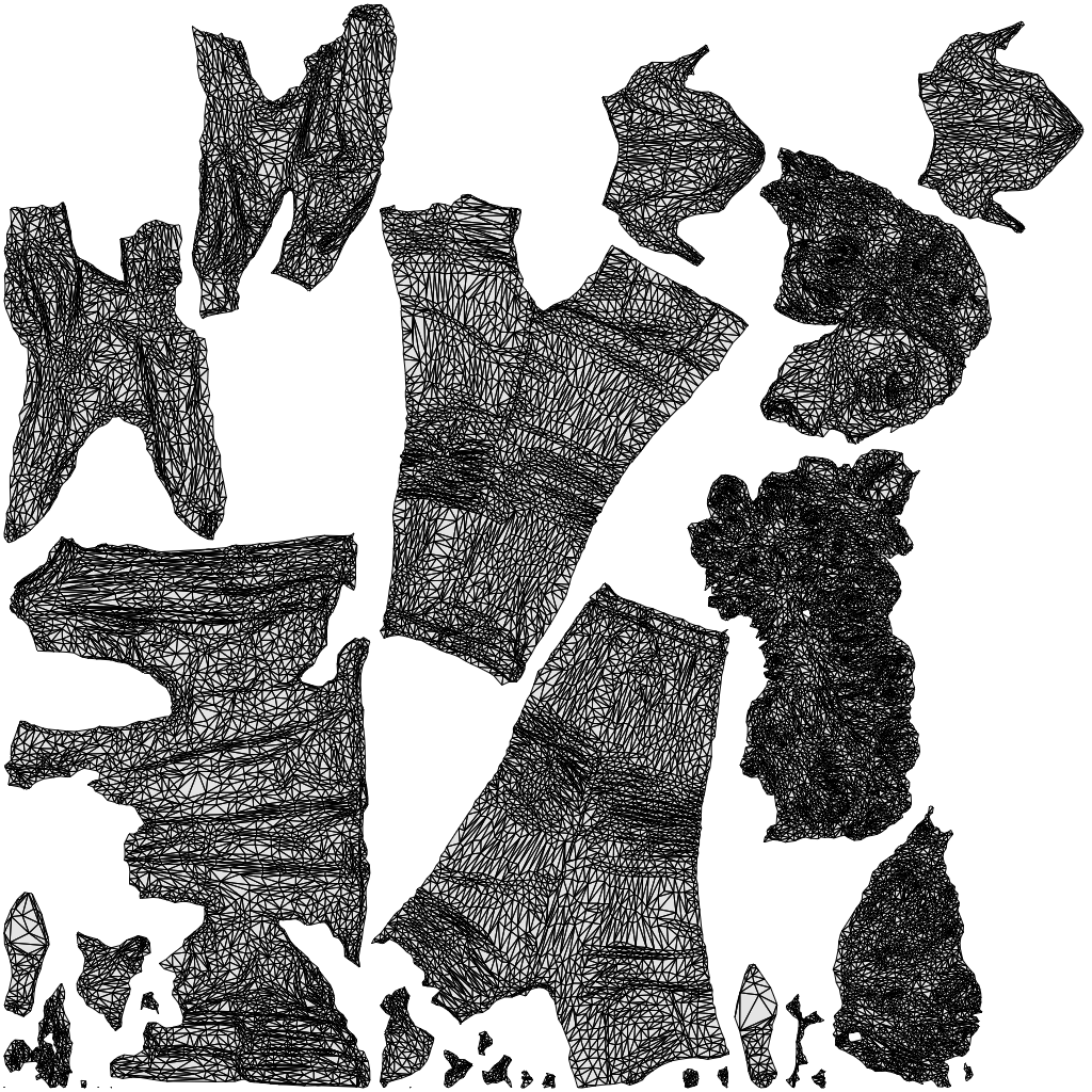 realistic 3D people woman casual standing, render-ready for V-Ray and Corona, FBX OBJ, wireframe top-down view