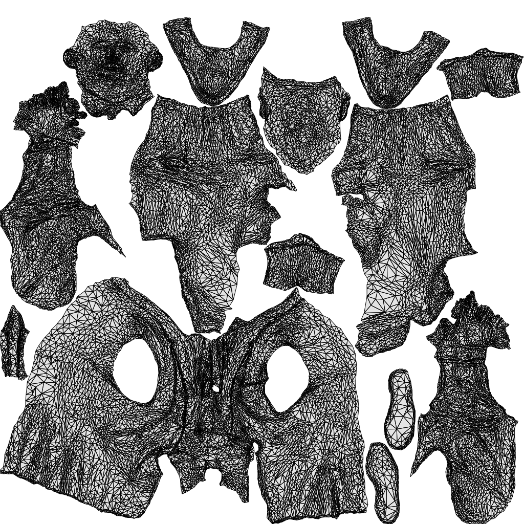 realistic 3D people man business, render-ready for V-Ray and Corona, FBX OBJ, wireframe top-down view
