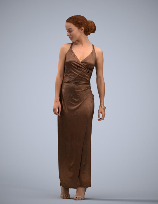 realistic 3D people woman formal formalaffairs, render-ready for V-Ray and Corona, FBX OBJ