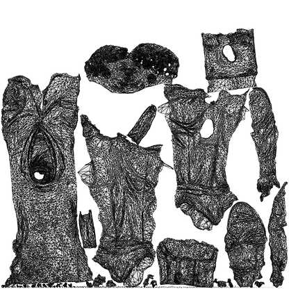 photogrammetry 3D man business walking, realistic human model archviz FBX, wireframe top-down view