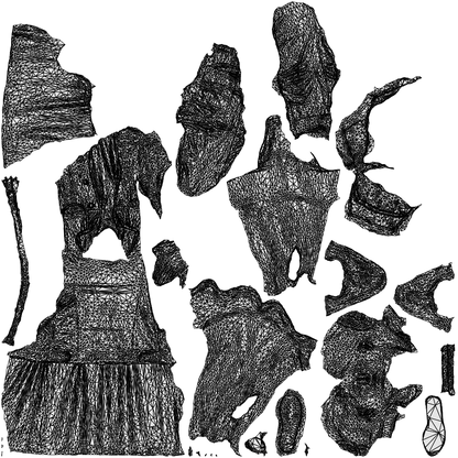 realistic 3D human woman casual standing, archviz people FBX OBJ for Blender, wireframe top-down view