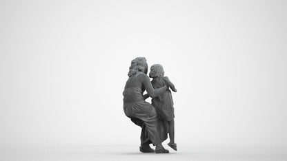 photogrammetry 3D boy casual kids, realistic human model archviz FBX, wireframe front view