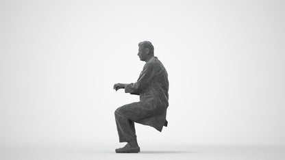 photogrammetry 3D man medical, realistic human model archviz FBX, square thumbnail