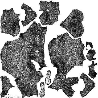 realistic 3D people man casual sitting, render-ready for V-Ray and Corona, FBX OBJ, wireframe top-down view