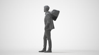realistic 3D people man business, render-ready for V-Ray and Corona, FBX OBJ, square thumbnail