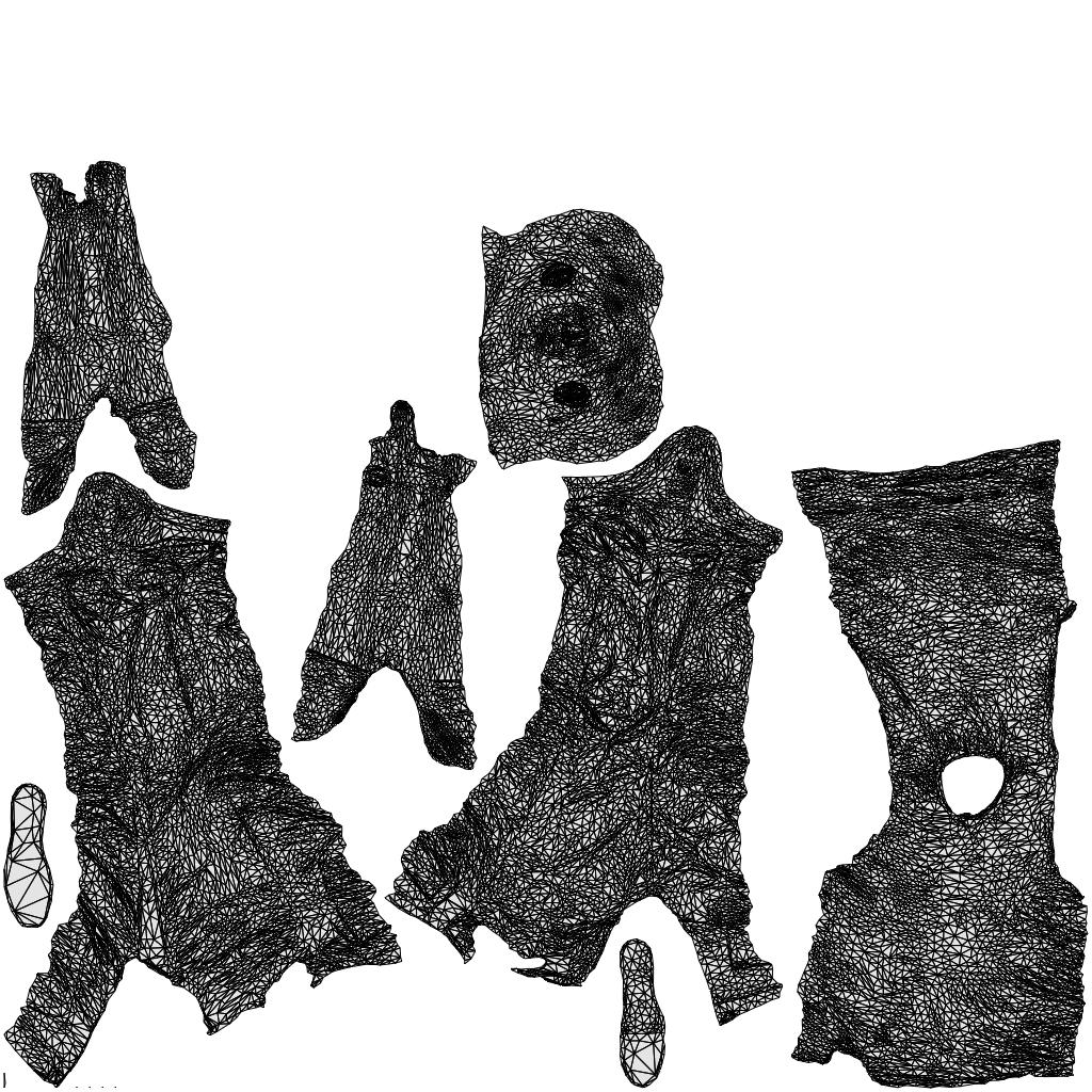 realistic 3D man casual standing, scanned archviz people for Blender and 3ds Max, wireframe top-down view