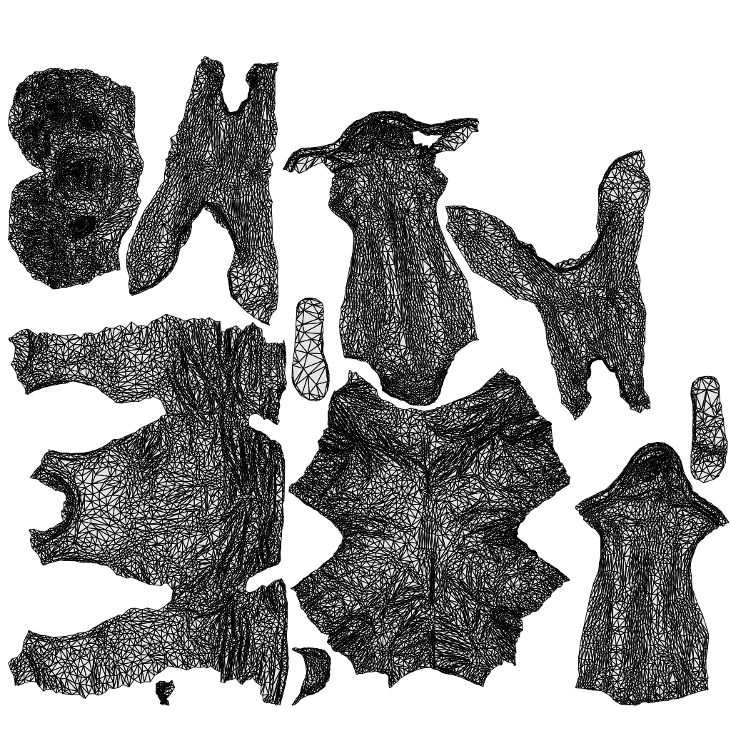 3D human model man casual walking, photogrammetry scanned person for archviz, wireframe top-down view