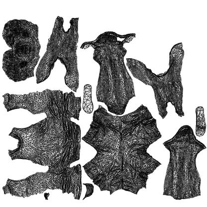 3D human model man casual walking, photogrammetry scanned person for archviz, wireframe top-down view