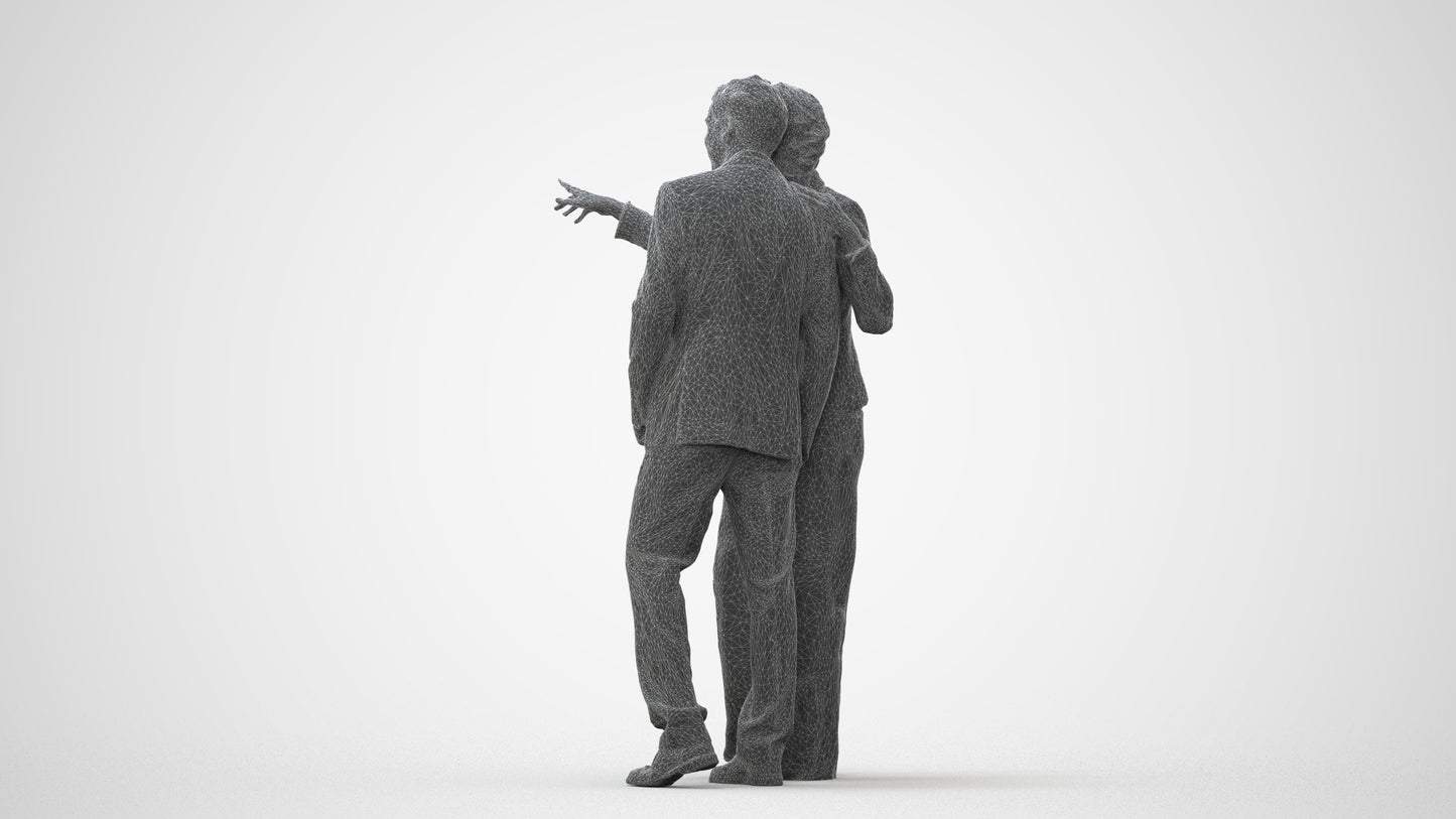3D people model woman business, scanned human for 3ds Max rendering, square thumbnail