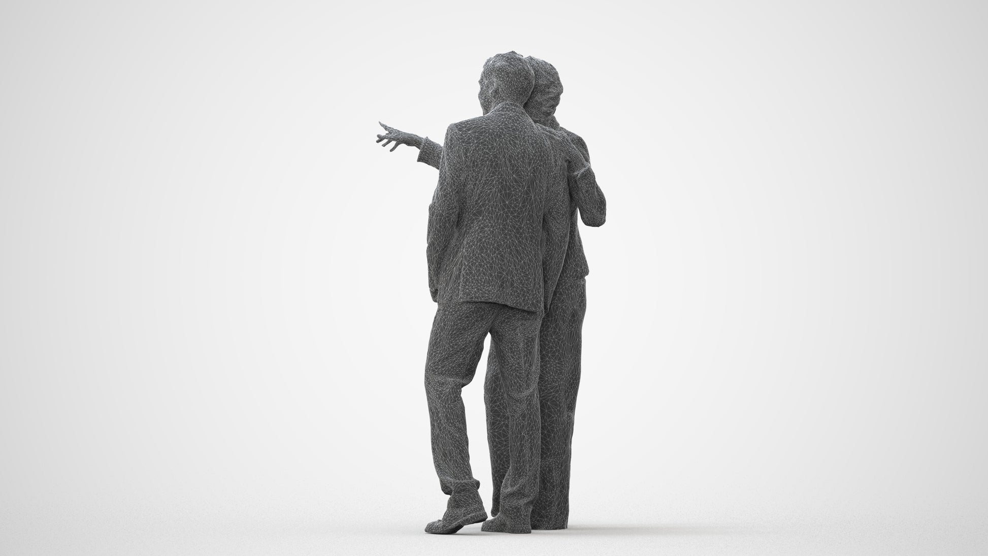 3D people model woman business, scanned human for 3ds Max rendering, square thumbnail