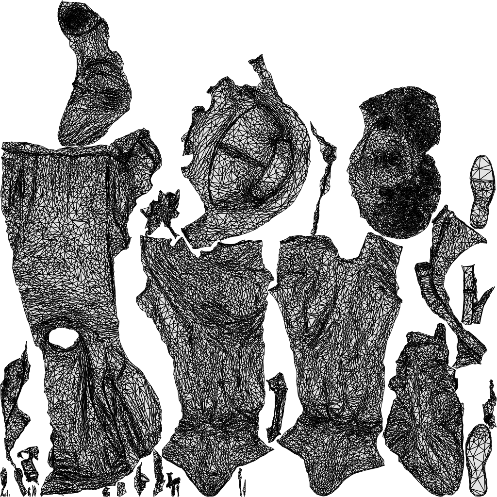 photogrammetry 3D man business standing, realistic human model archviz FBX, wireframe top-down view
