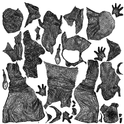 3D human model woman casual sitting, photogrammetry scanned person for archviz, wireframe top-down view