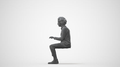 realistic 3D man business, scanned archviz people for Blender and 3ds Max, square thumbnail