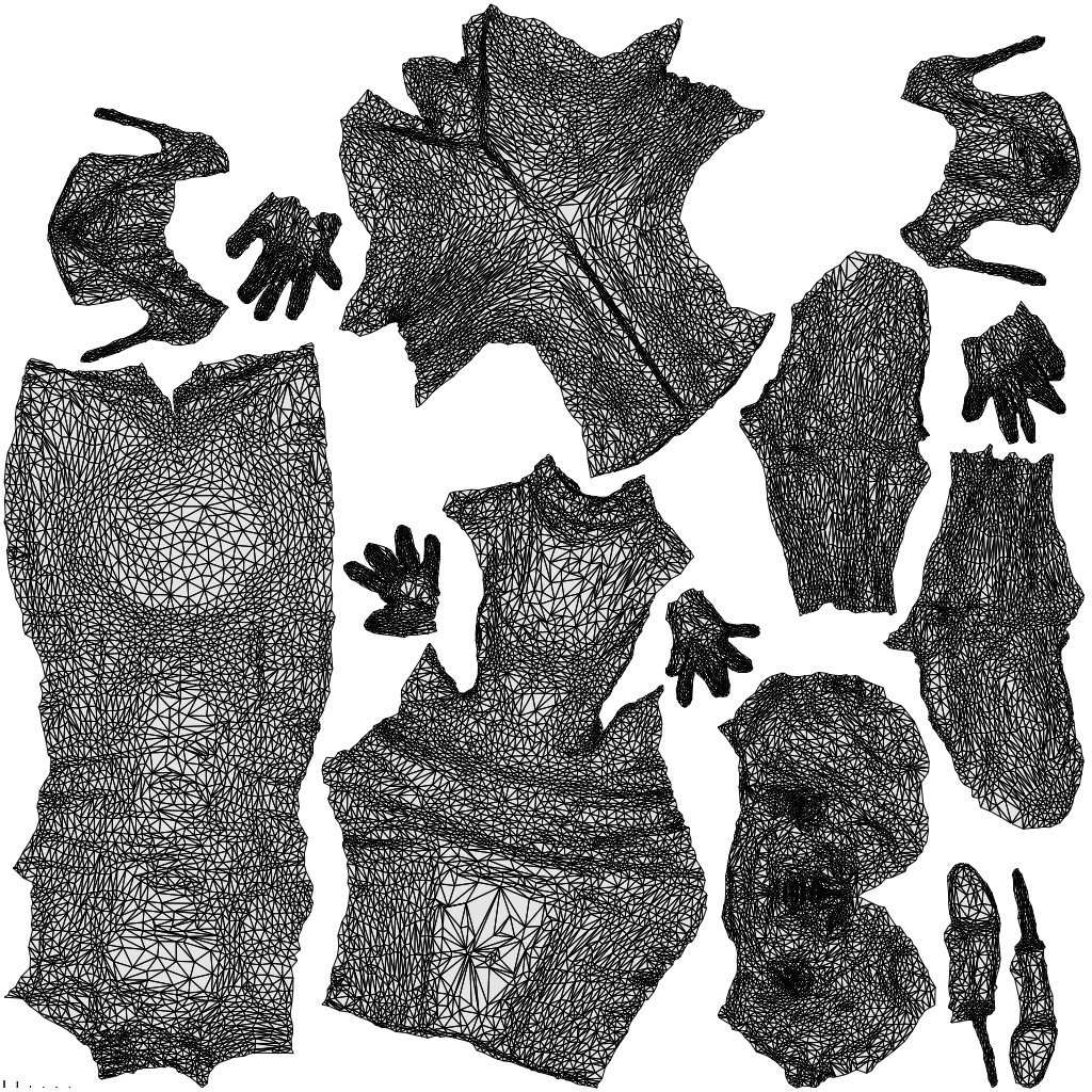 photogrammetry 3D woman business, realistic human model archviz FBX, wireframe top-down view