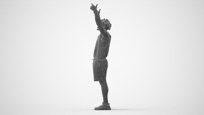 scanned 3D man sport, photogrammetry people for Enscape and V-Ray, square thumbnail
