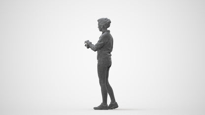 realistic 3D people woman sport, render-ready for V-Ray and Corona, FBX OBJ, square thumbnail