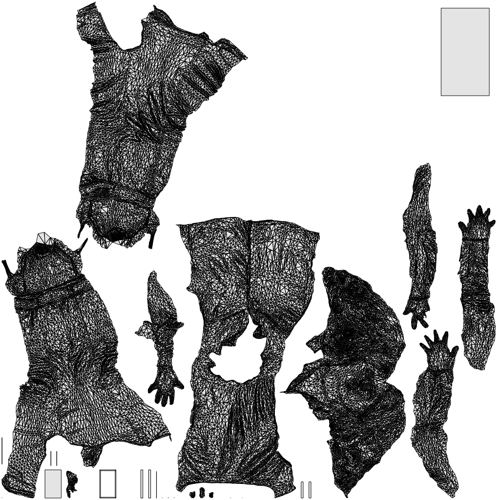 3D scanned woman walking casual, photorealistic archviz people for Enscape and SketchUp, wireframe top-down view