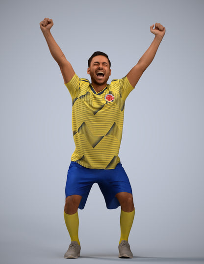 realistic 3D people man sport, render-ready for V-Ray and Corona, FBX OBJ