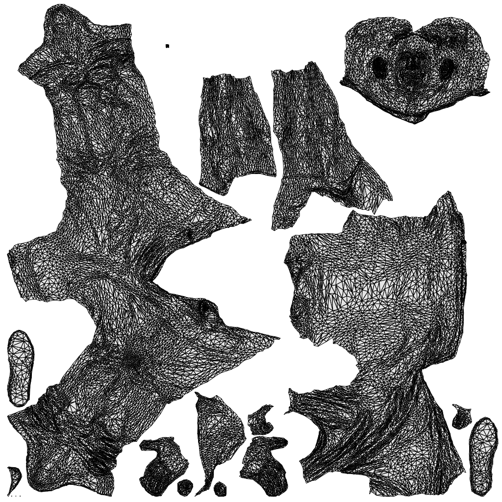realistic 3D senior man casual cycling, scanned archviz people for Blender and 3ds Max, wireframe top-down view